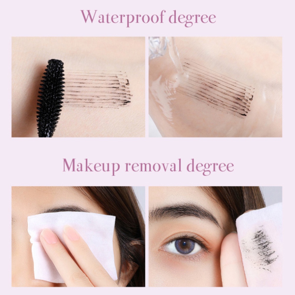 Mascara màu đen chống thấm nước và mồ hôi lâu trôi dễ lên màu
 | BigBuy360 - bigbuy360.vn