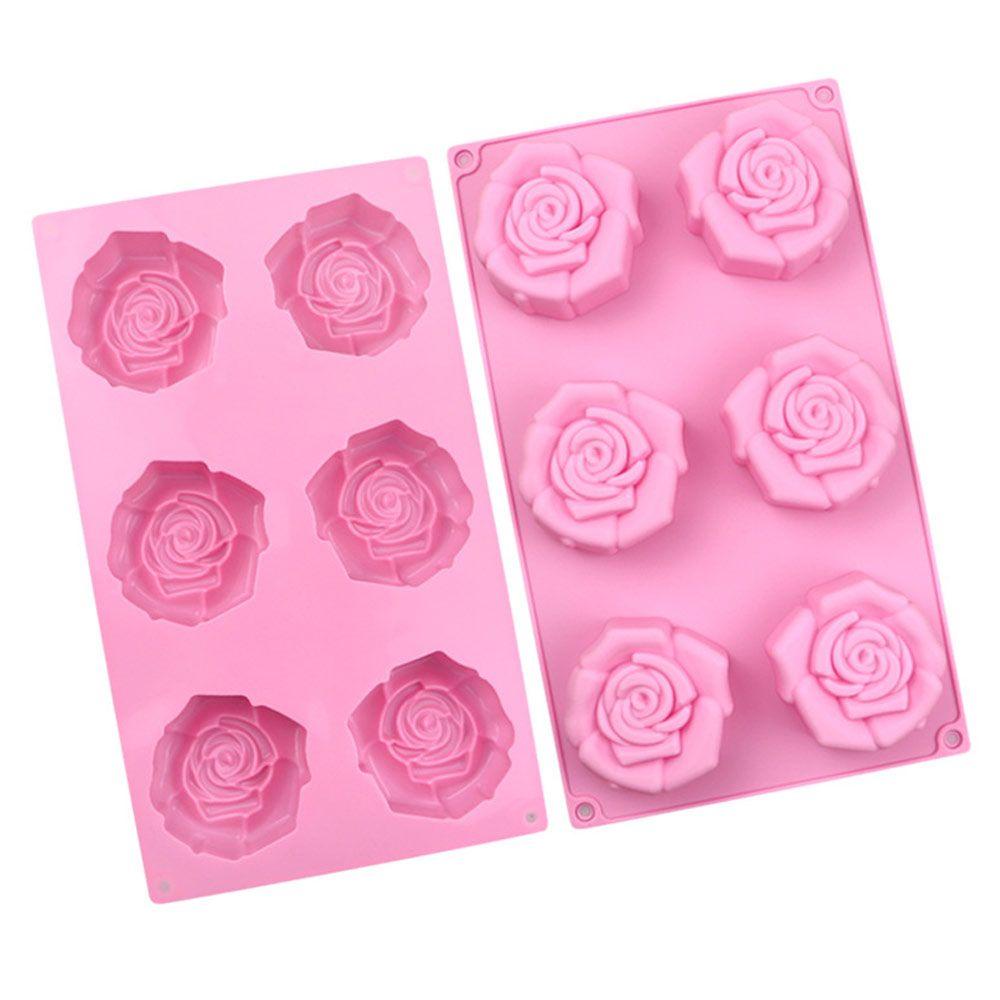 NIUYOU Khuôn Silicone Làm Xà Phòng Hình Bông Hoa 3D