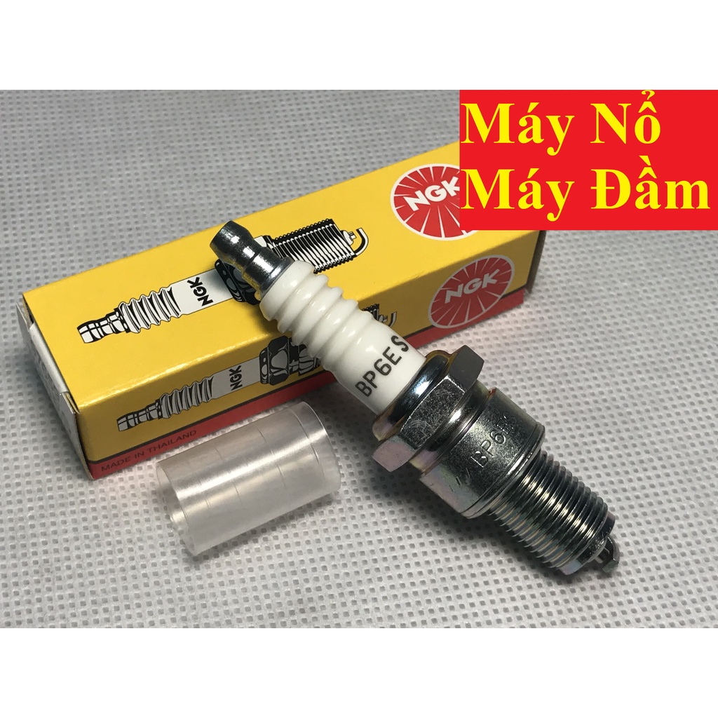 Bugi NGK BP6ES Cho Máy Nổ, Máy Đầm 2 Thì Chân Dài - Thái Lan