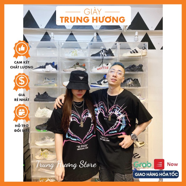 Áo phông nam nữ tay lỡ unisex, áo thun nam đẹp màu trắng đen mới nhất 2021