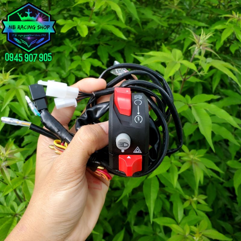 COMBO Cùm TZM + Ducati Bấm Sẵn Dây Ga Gắn Satria Raider Sonic Exciter.NB Racing Shop