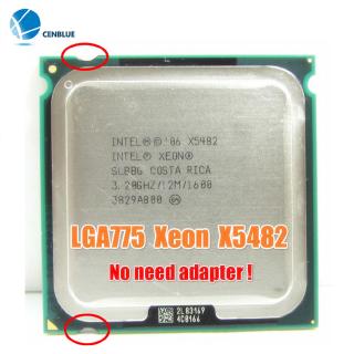 Bộ xử lý Xeon X5482 3.2GHz 12M 1600M tương đương với CPU LGA775 Core 2 Quad Q9650 chạy trên bo mạch chủ LGA775