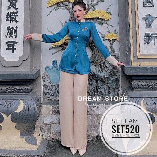 Set lam big size đi chùa từ 60kg-90kg