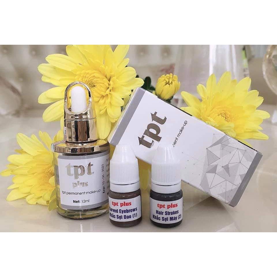 MỰC PHUN XĂM CAO CẤP TPT LỌ NHỎ DÙNG THỬ 3ml [CHÍNH HÃNG]