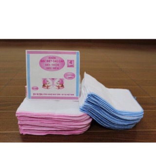 Set 10 khăn sữa kiba siêu mềm mịn cho bé