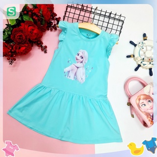 Váy Elsa cánh tiên cho bé gái từ 3-10T