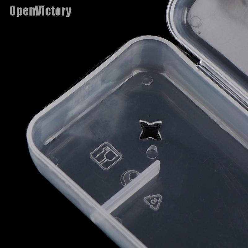 (Hàng Mới Về) Set 2 Hộp Nhựa Trong Suốt Đựng Dao Cạo Râu Có Tay Cầm Tiện Dụng | BigBuy360 - bigbuy360.vn