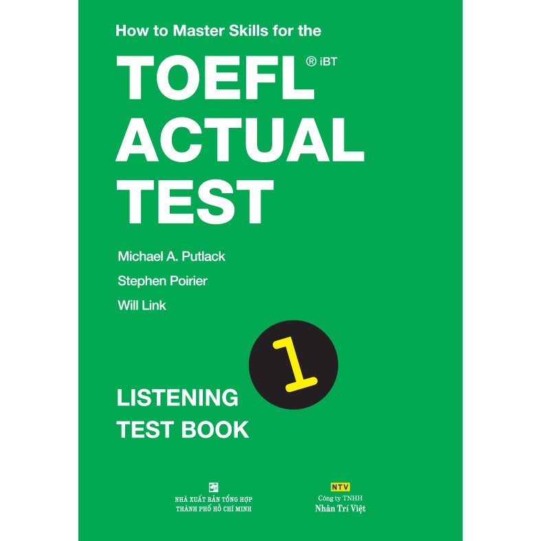 Sách - How to Master Skills for the TOEFL iBT Actual Test: Listening Test Book 1 (kèm CD)