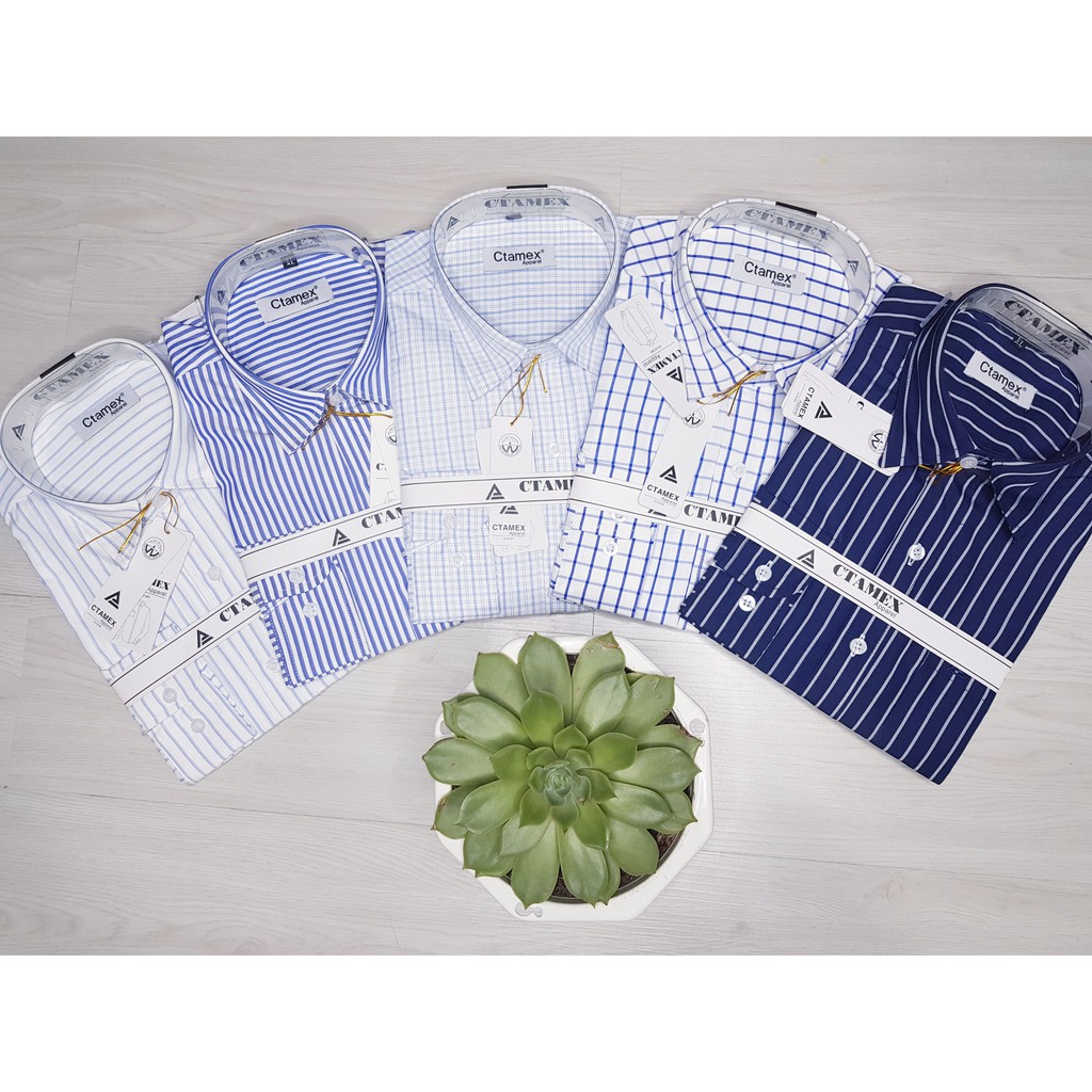 ÁO SƠ MI NAM TRUNG NIÊN DÀI TAY CHẤT VẢI COTTON MỀM MẠI CÓ SIZE LỚN TỪ 50kg - 85kg | BigBuy360 - bigbuy360.vn
