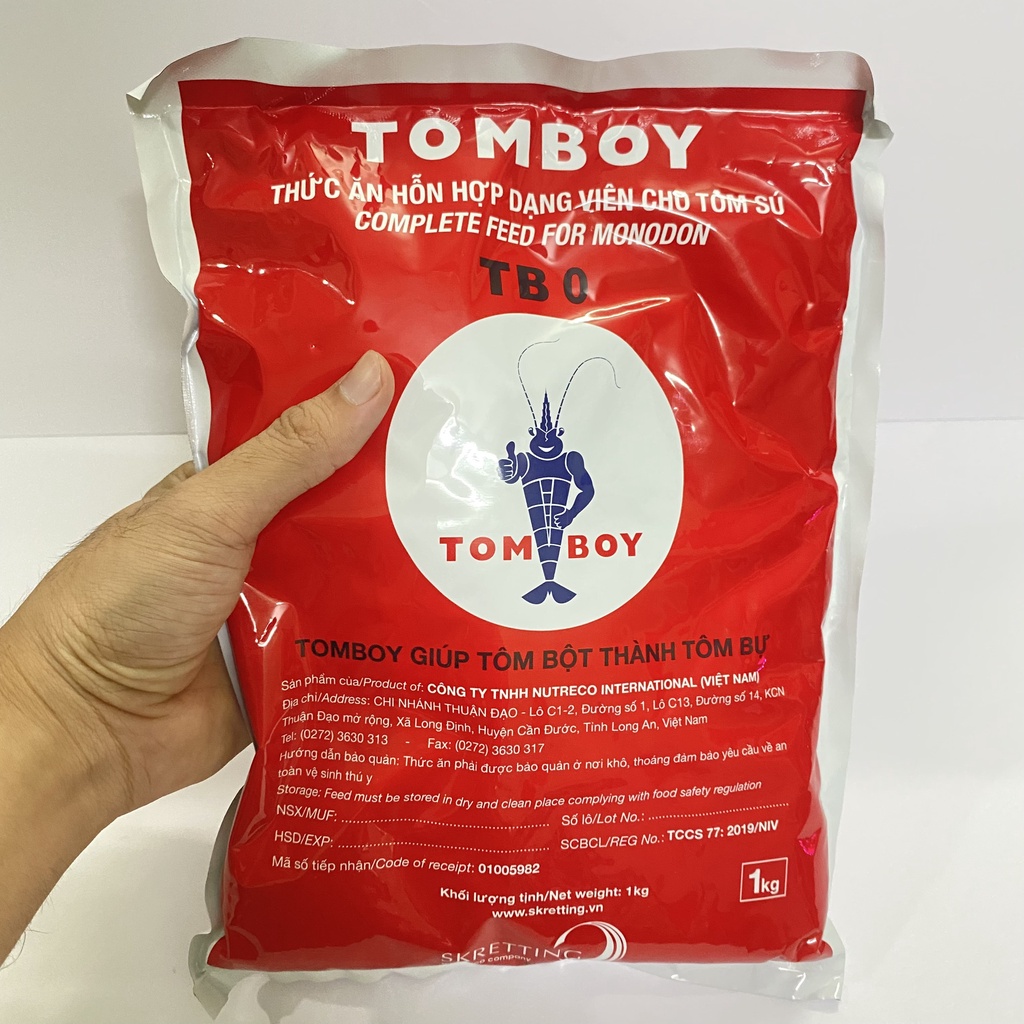 Combo dinh dưỡng cho Artemia Sinh Khối: 1kg cám Tomboy tb0 + 50gram tảo bột