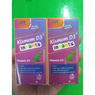 Vitamin D3 nhỏ giọt Kismom Infants