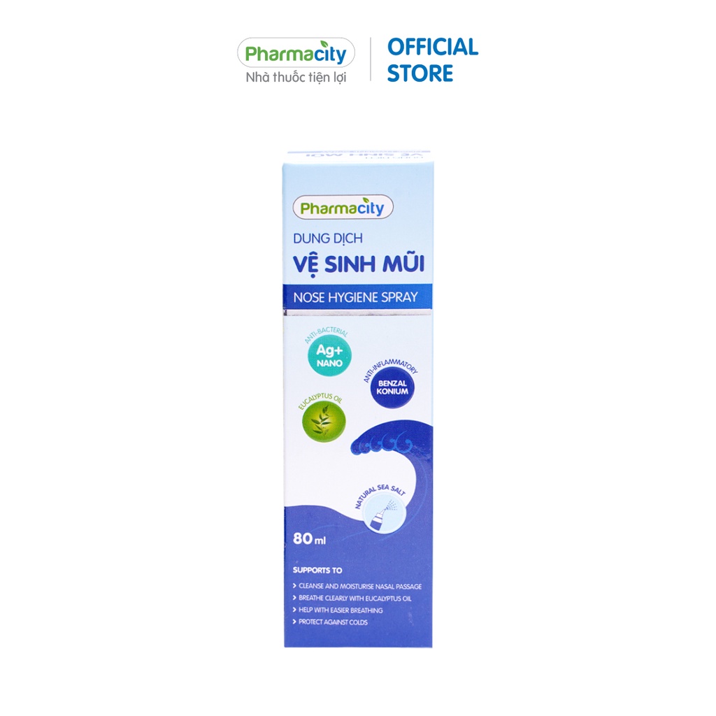 Dung dịch Pharmacity vệ sinh mũi Nose Hygiene Spray