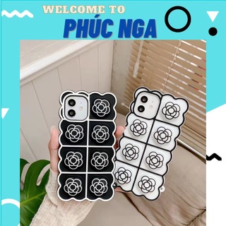 Ốp điện thoại silicon mềm màu hình hoa dễ thương cho iPhone 6 plus/6s plus/7 plus/8 plus/X/Xs/Xs Max/11/11 pro Max