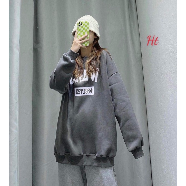 Áo Swearter nỉ cotton CREW H2A