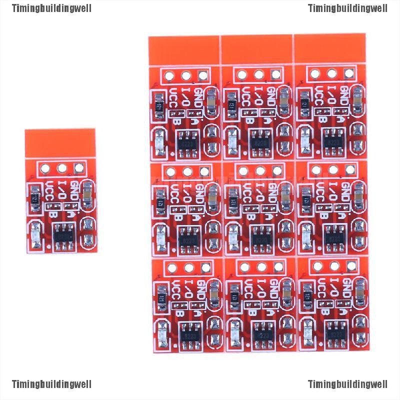 Set 10 Mô Đun Nút Công Tắc Tự Khóa Ttp223