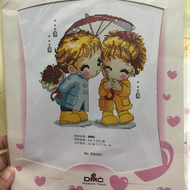 Kit thêu Sunmay chỉ DMC
