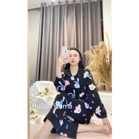 Bộ Ngủ Pijama Lụa Mango Cổ Sen  -Loại 1 ( có video+Ảnh)