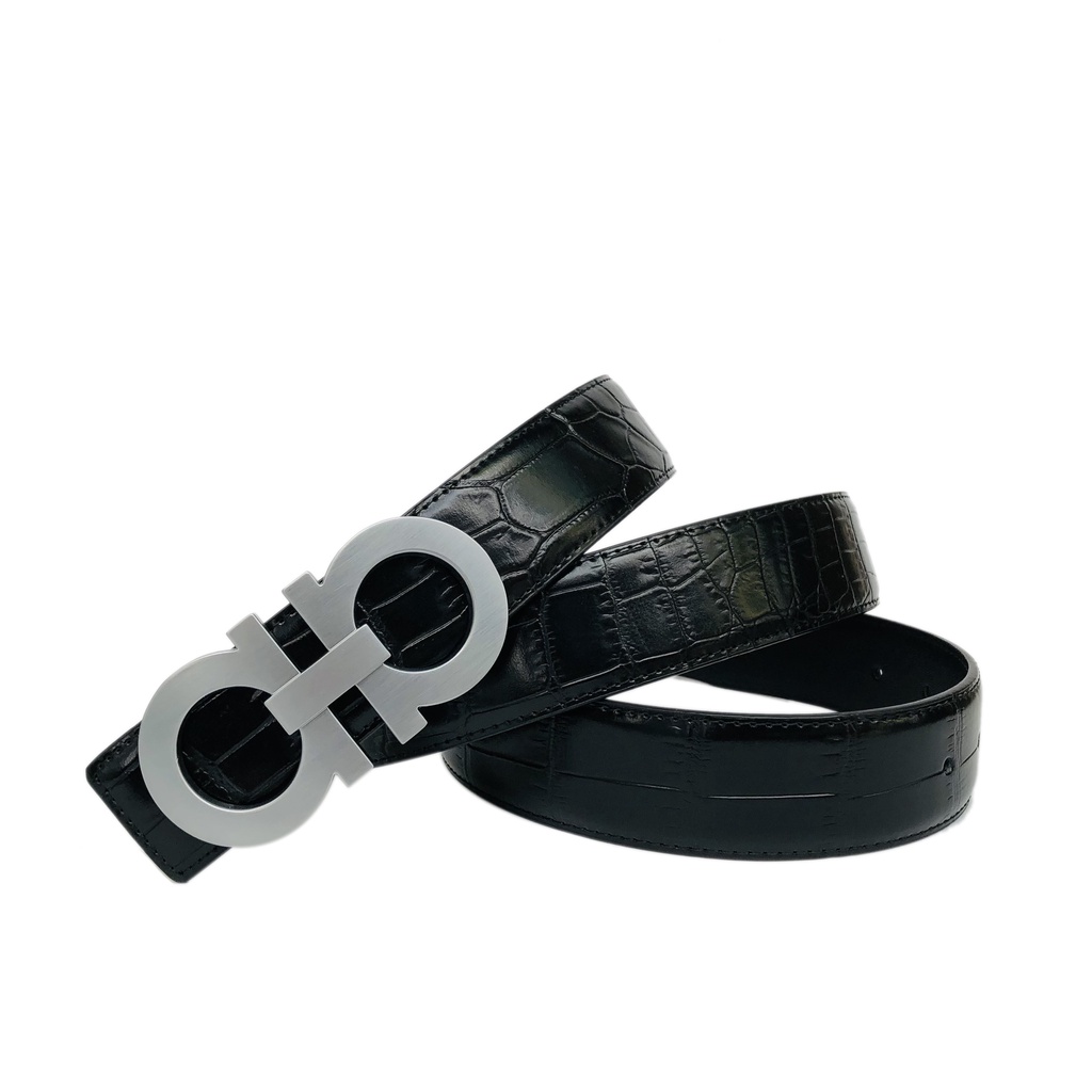 Thắt Lưng Nam vân cá sấu cao cấp - Dây Lưng Nam đẹp công sở