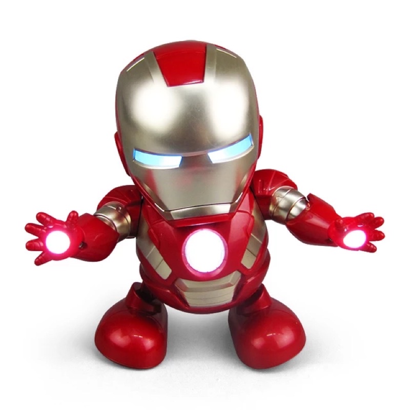 Lồng Đèn Trung Thu Pin Captain America/Iron Man Có Đèn Nhạc Cho Bé