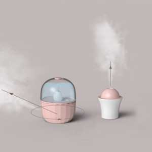 Máy Phun Sương Tạo Ẩm Hình Thú Mini Để Bàn Có Pin Sạc Tích Hợp