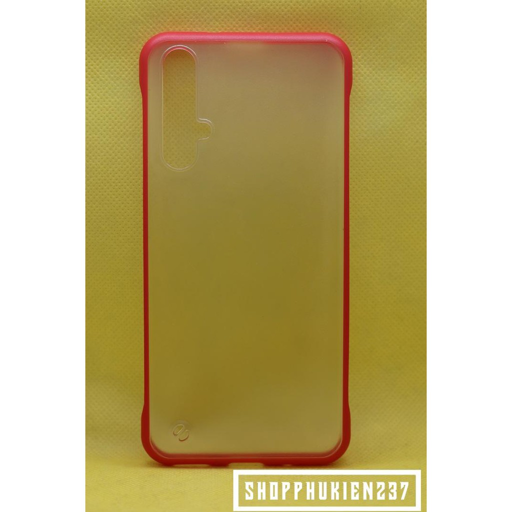 Ốp Huawei Nova 5T , Honor 20 Ốp Lưng Cứng Viền Dẻo Màu Cao Cấp