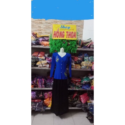 Bộ bà ba thêu hoa sen