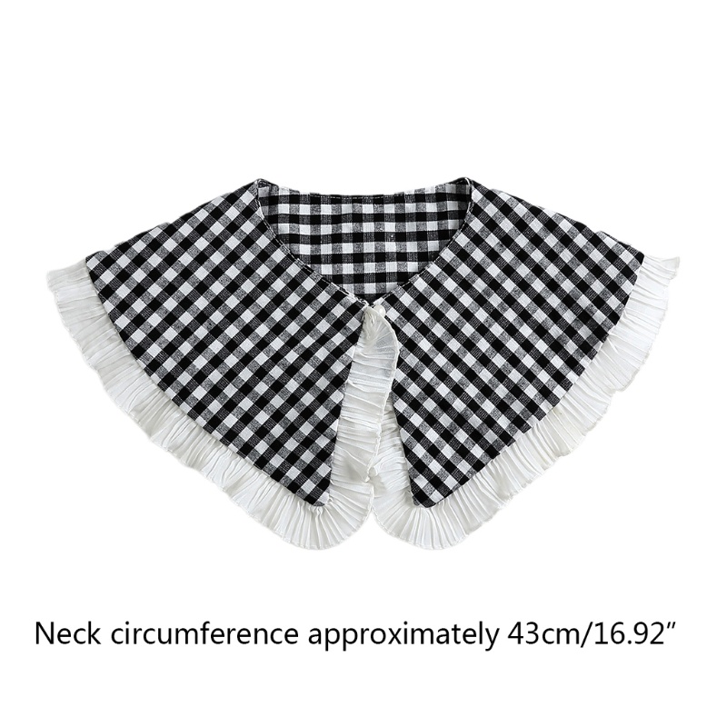 Cổ áo giả màu trắng đen phong cách Hàn Quốc cổ điển thời trang mùa hè cho nữ
 | BigBuy360 - bigbuy360.vn