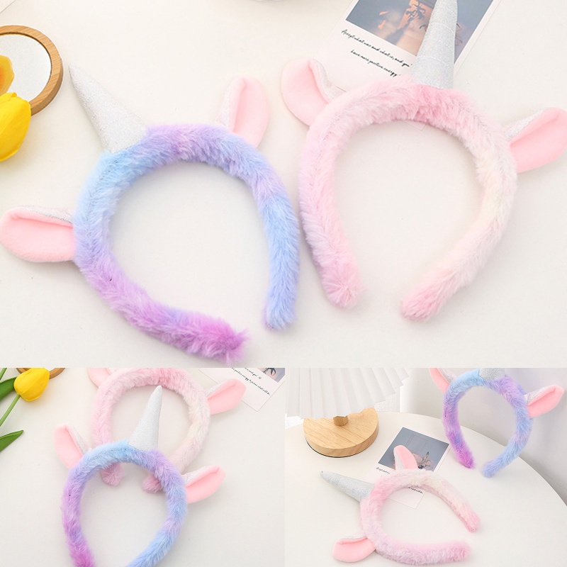 Băng Đô Cài Tóc Hình Sừng Kỳ Lân Cho Nữ