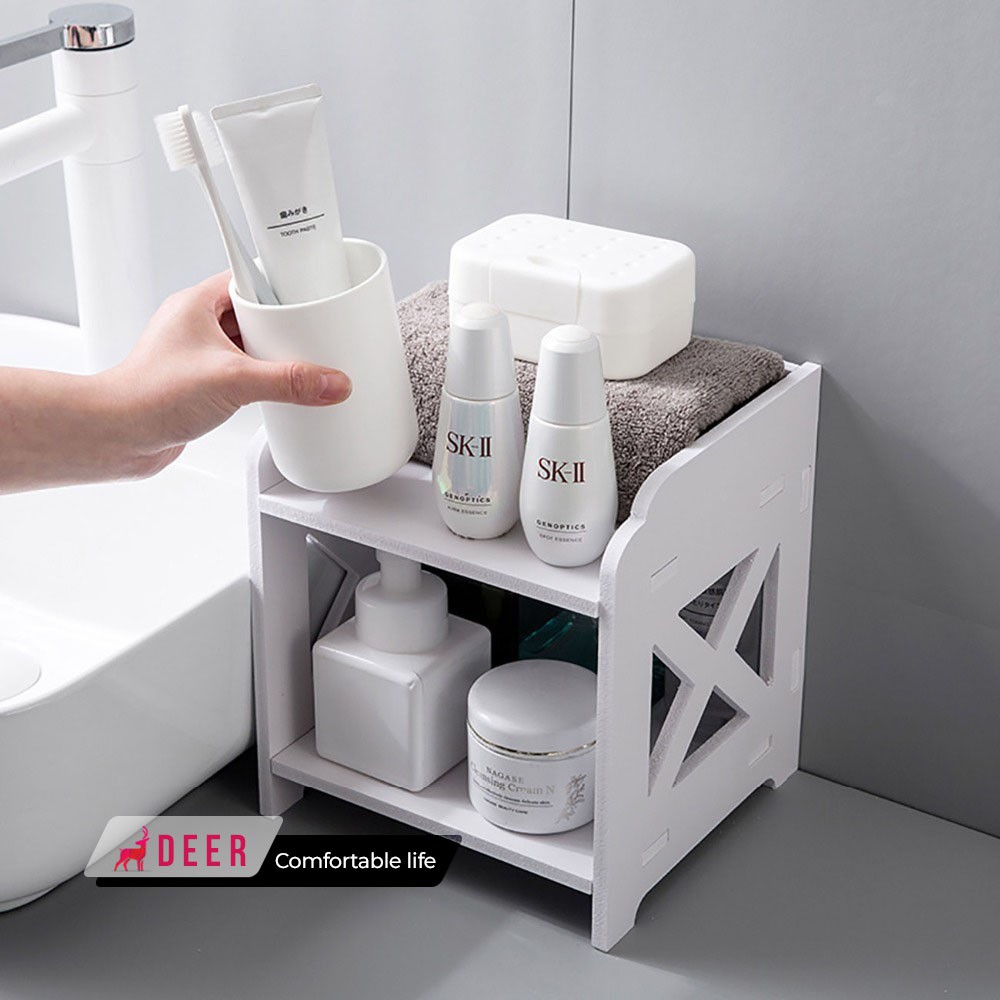 Kệ Trang Trí Để Mỹ Phẩm, Để Đồ Đa Năng Nhỏ Xinh - DEER