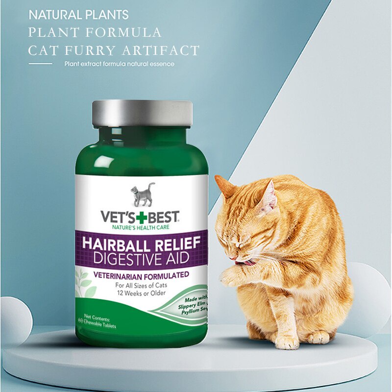 Vet's Best Hairball tiêu Búi lông 60 viên cho mèo