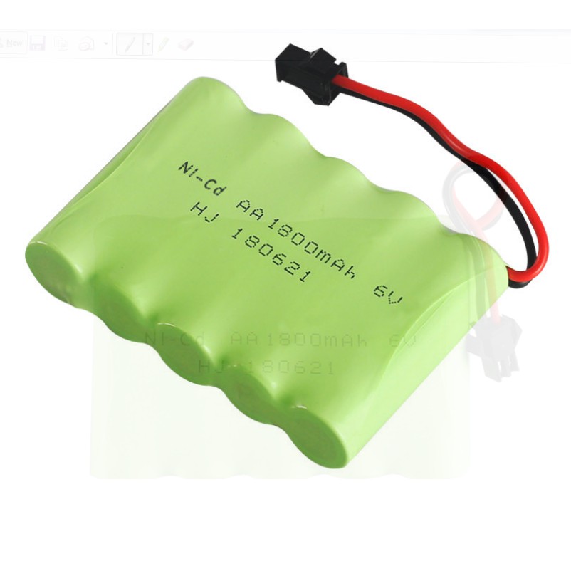 Pin 6v dùng cho xe điều khiển dung lượng cao 1800mAh