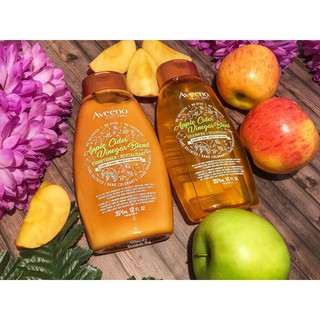 Gội, xả Aveeno Apple Cider Vinegar Blend.