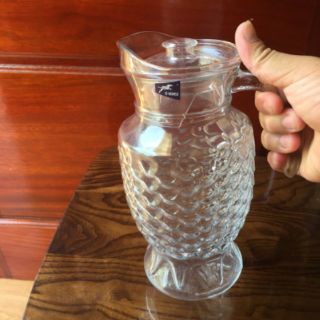 Bộ bình và cốc thủy tinh vẩy cá