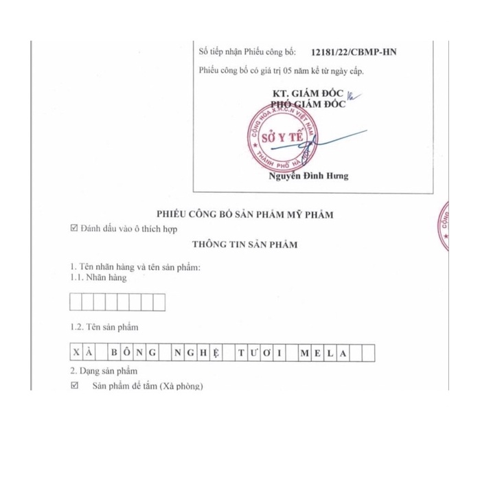 Xà Bông Nghệ Mela