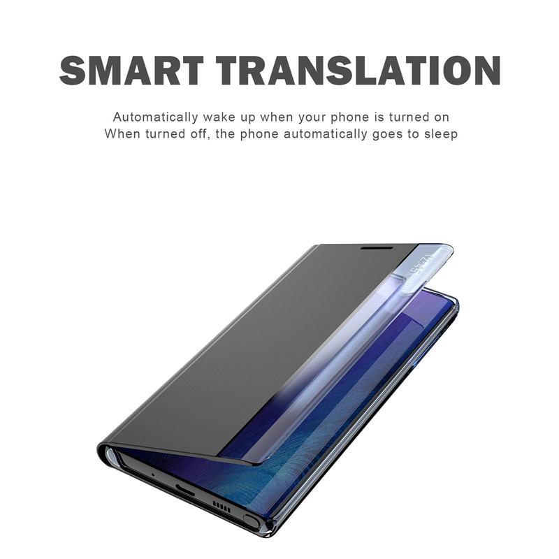 Luxury View Window Sleep Wake UP Function Smart Stand Flip Case Xiaomi Redmi 10 4G 10S Note 10 Pro Max 10Pro Redmi K40 Pro K30S K40 Hard Cover Casing