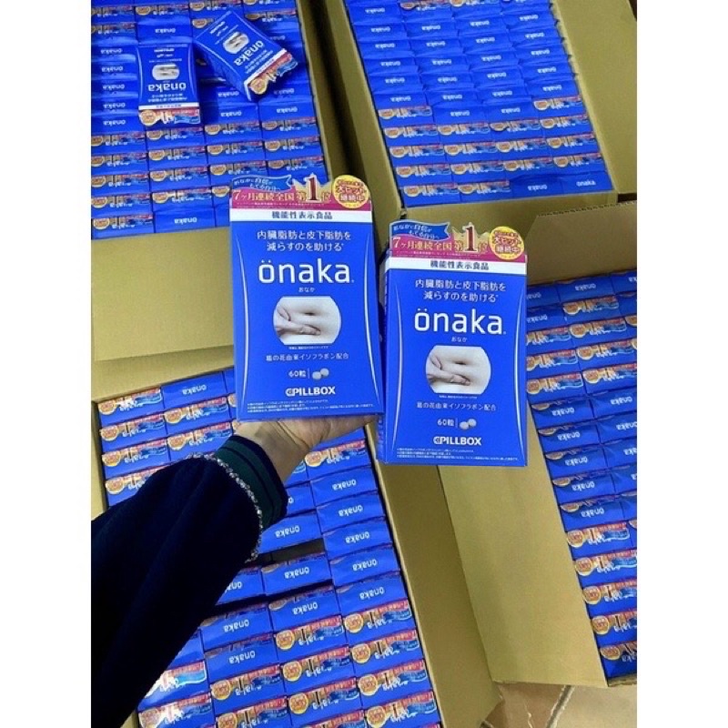 Viên uống giảm mỡ bụng Onaka 60 viên Nhật Bản