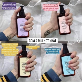 Dầu dưỡng tóc hương nước hoa r3 argan