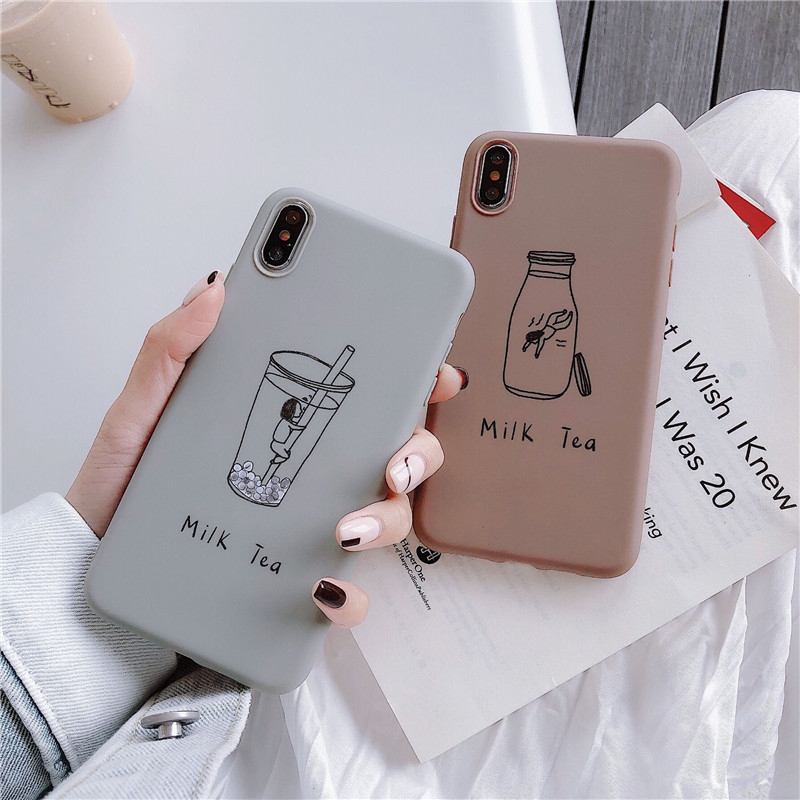 Ốp điện thoại họa tiết ly và bình nước cá tính dành cho iphone 6/6s/6s+/7/7+/8/8+/x/xs max/xr | BigBuy360 - bigbuy360.vn