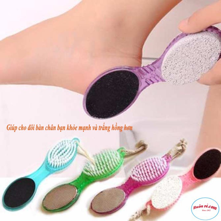 Combo 2 Dụng Cụ Chà Gót Chân 4in1 Mát Xa Nhẹ Nhàng 00644