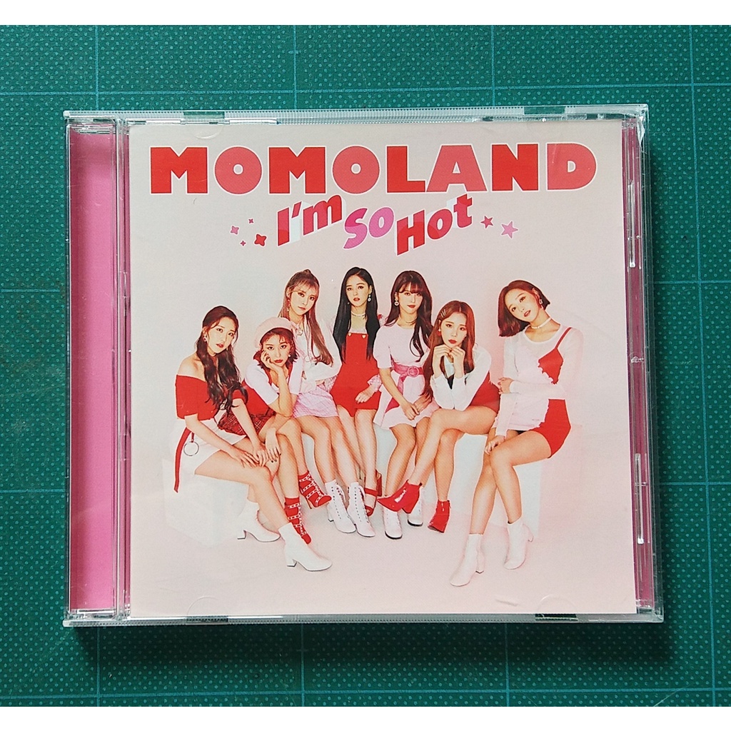 Album Rỗng Nhật Bản MOMOLAND-I 'm So Hot Nhật Bản Limited Phiên bản B Unpacked No Kpop CD Card