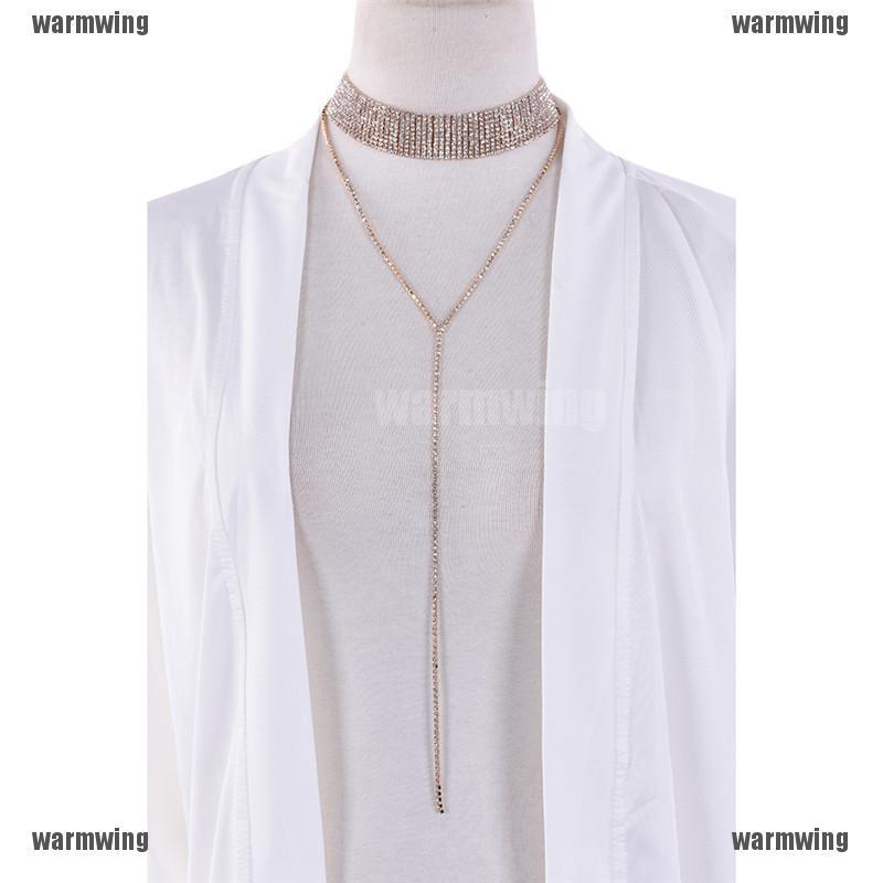 Vòng Cổ Choker Đính Đá Thời Trang Cho Nữ