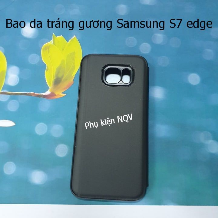 Samsung S7 edge|| Bao Da Clear View Standing Samsung S7 edge - Pk NQV