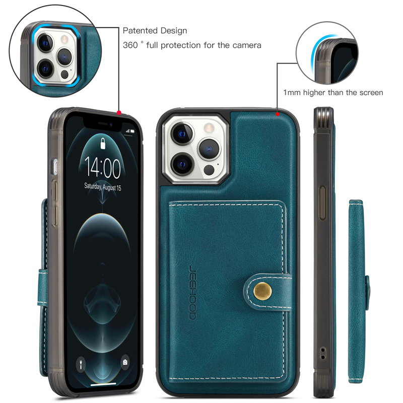 Ốp điện thoại kiểu ví có ngăn đựng thẻ cao cấp cho IPhone 14 13 12 Mini 11 Pro Xs Max XR 8 7