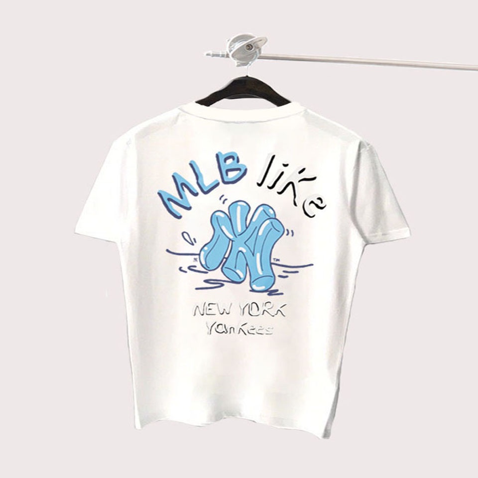 Áo Phông Nam Nữ MLB NEW Tay lỡ Áo Thun Nam Nữ MLB NEW Form Rộng