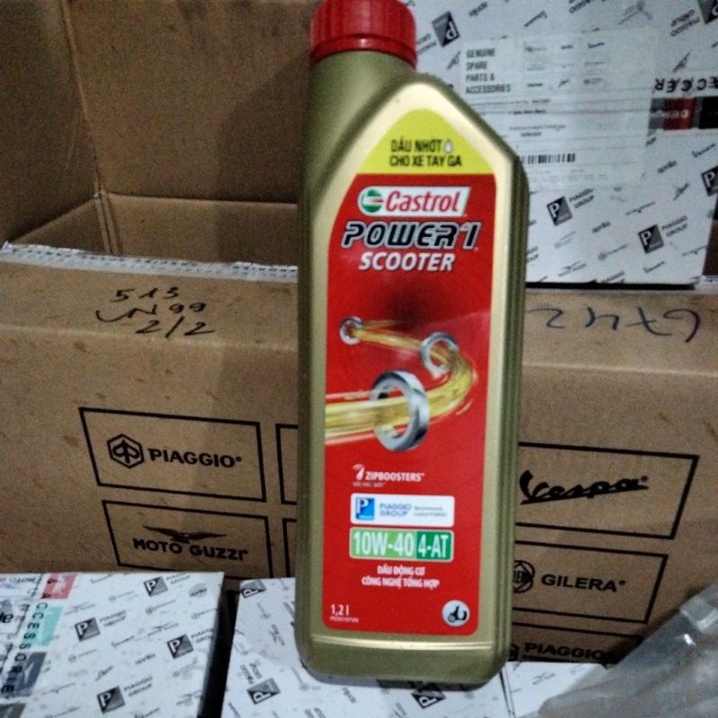 nhớt dùng cho xe vespa+Piaggio+nhớt chính hãng vespa +nhớt chính hãng xe Piaggio 1L2