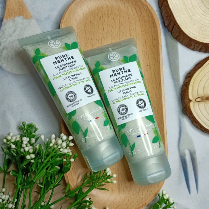 Tẩy Tế Bào Chết cho da dầu Yves Rocher Purifying Scrub 75ml