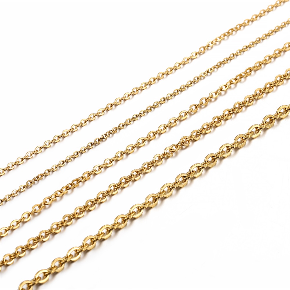 Chuỗi móc thép không gỉ St.kunkka 2M / cuộn để làm đồ trang sức DIY tốt