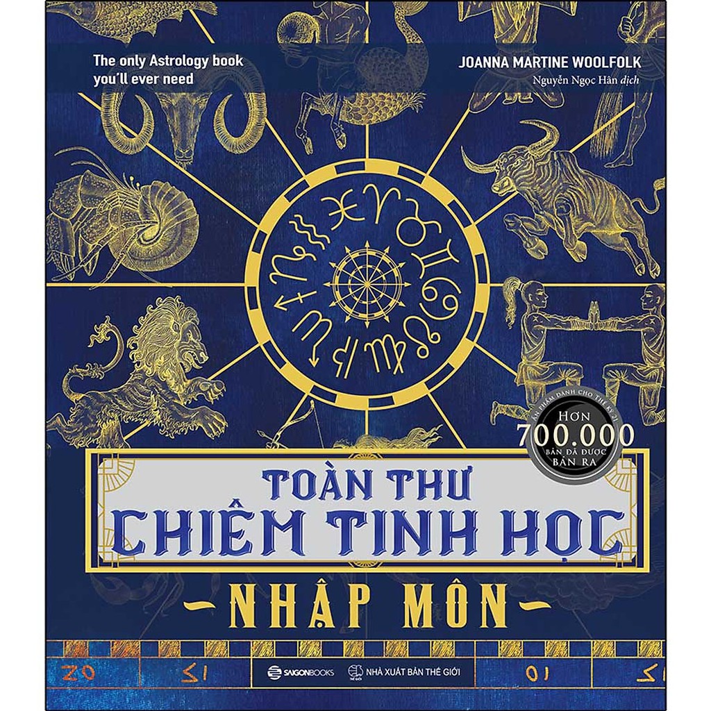 [Mã LIFEMALL3 giảm 80K đơn 250K] Sách - Toàn Thư Chiêm Tinh Học Nhập Môn