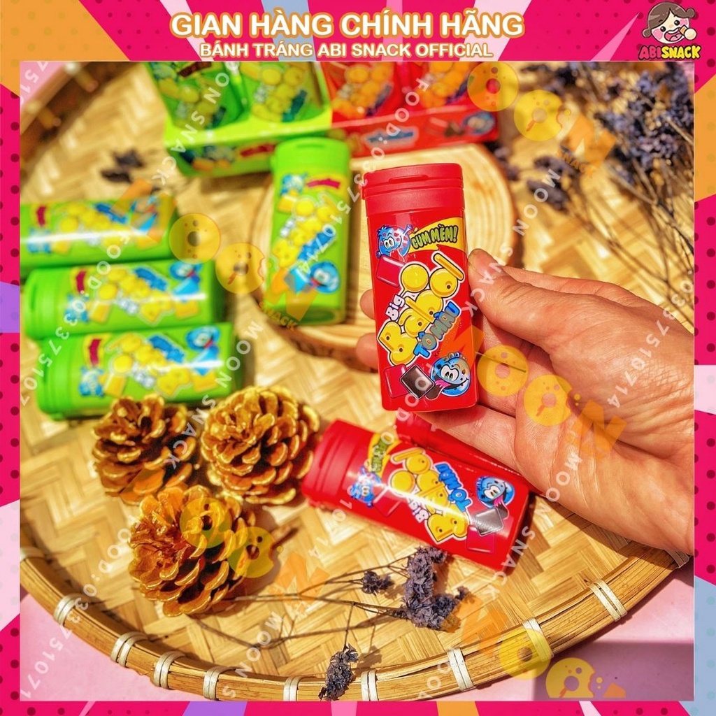 Kẹo cao su thổi gum mềm big babol tô màu hộp 16g-càng thổi càng vui - ảnh sản phẩm 6