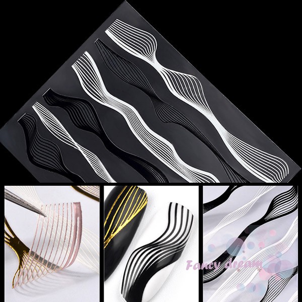 Miếng dán trang trí móng họa tiết 3D thời thượng